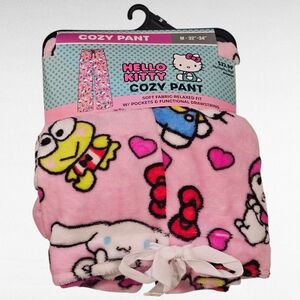 Hello Kitty Pink Cozy Pajama Pants Size Medium